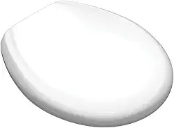 LORENZETTI Assento Sanitário Duratti Branco Oval Universal de Polipropileno, Modelo: 7153011