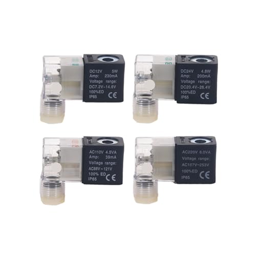 Bobine d'électrovanne 4V210 DC12V anti surchauffe pour automatisme - 3