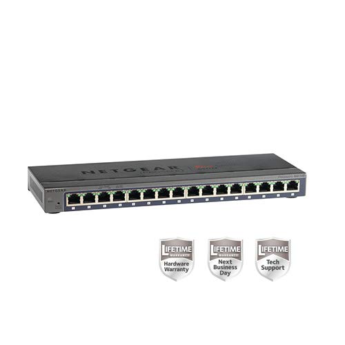 Amazon | Netgear 16P Netgear GS116Ev2 | NETGEAR | スイッチングハブ