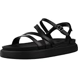 Clarks - Aristella Rose, Sandalia De las mujeres, Black Leather,