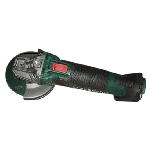 Parkside Akku Winkelschleifer PWSA B3 X20V (mit Akku und Ladegerät, im Transportkoffer) Grün