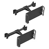 【Ideal para Viajes Largos】Este resistente soporte para teléfono móvil con reposacabezas para automóvil es conveniente para su hijo u otros pasajeros en la parte trasera que ven películas, leen libros electrónicos, juegan, etc.