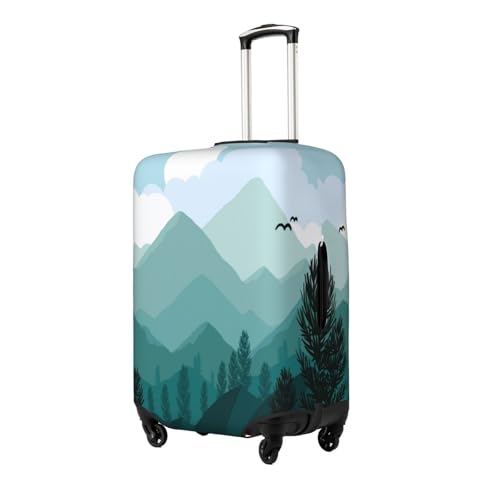 Mountain Landscape Luggage Cover for Suitcase, Suitcase Cover Protector Fit 22-24 Inch Luggage Travel Accessories, M2