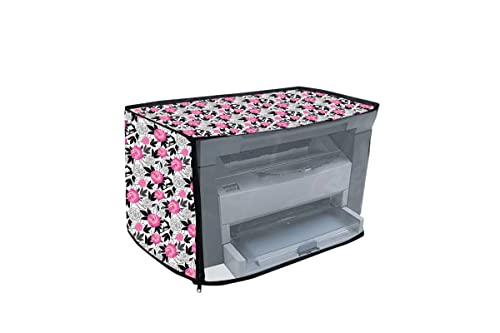 Image of Printer Cover for HP 1005 Printer with Zipper for Dust Protection (Pink Rose)