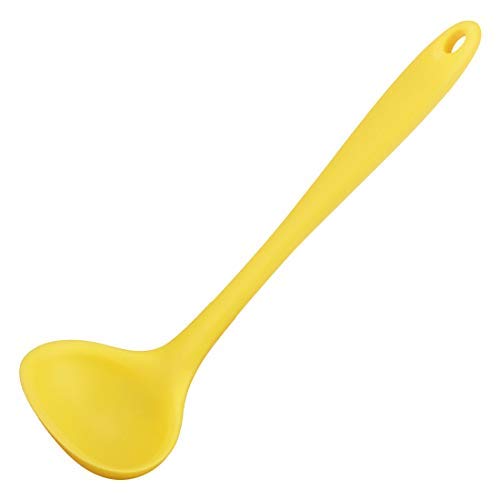 Grande cucchiaio in silicone per zuppa mestolo cucchiaio da portata versatile grande utensile da cucina per cuocere mescolando cottura