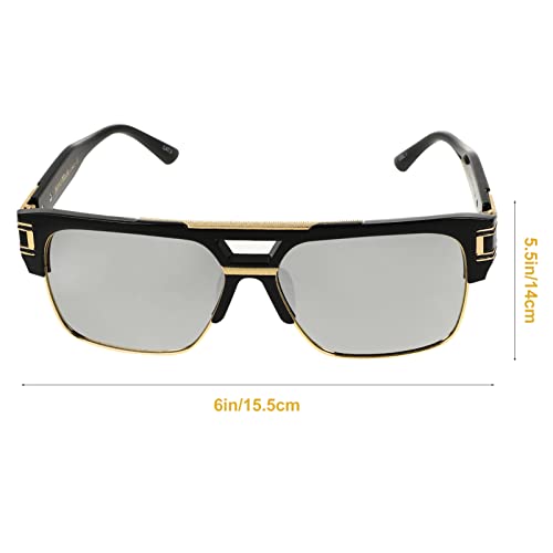 Men Sunglasses Large Metal Sunglasses Fashion Men Sun Glasses4