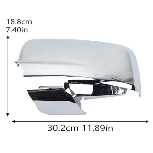 Couvercle rétroviseur chromé Dodge Ram 1500 accessoires gauche - 2