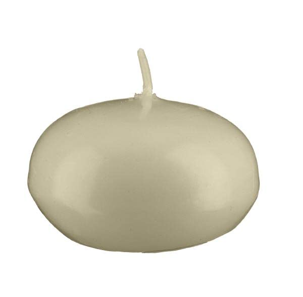 Lot De 8 Bougies Flottantes Taupe Rose - Dimensions 42x26 Mm - Cire Paraffine Qualité RAL, Fabrication Allemagne