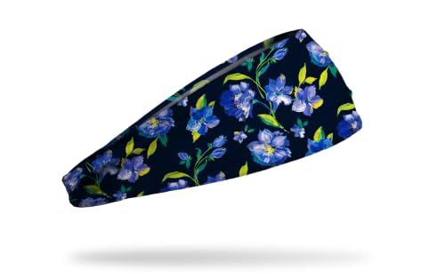 Image of JUNK Brands Big Bang Lite Floral Headband - Moisture-Wicking, Performance Fabric, Non-Slip, Sports Sweatband for Men & Women
