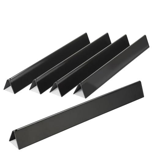 Starbbq 22.5\" Flavorizer Bars for Weber 7536 Spirit 700 Genesis Silver B/C Gold B/C Spirit 300 Series(Side Knobs), 5 Pcs Porcelain Enameled Heat Plates for Weber 7537 65903