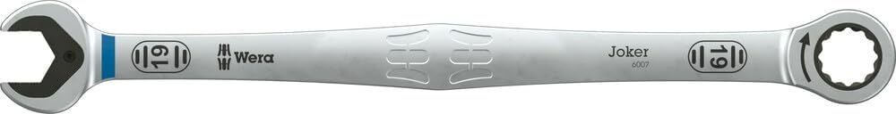 Wera 05020354001 6007 Joker SB Ring ratchet spanner, long design, 19 x 334 mm
