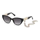 GUESS GU7698 shiny black 57 GUESS 0, Lunettes de soleil Femme, shiny black, 57