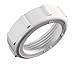 Nuts 1-1/4 White Plastic S/J