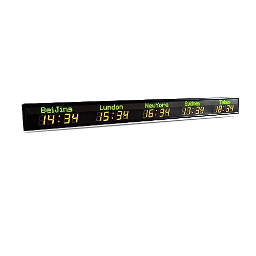 Cronómetro digital de pared con control remoto para juegos deportivos