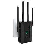 Luminstem U81 Repetidor WiFi, Repetidor/Enrutador Color Negro