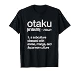 Otaku Definition Camiseta Japón Anime Manga Camiseta