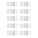 31mm Oscillating Multi - Purpose Tool Saw Accessories 10Pcs | Accurate Cutting for Metal/Wood/Plastic | Stainless Steel Components for Most Oscillating Motorized Tools | 90mm