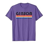 Gibson - Estilo vintage de los años 70 y 80 Camiseta