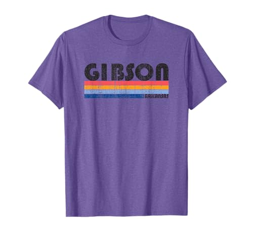 Gibson   Estilo vintage de los años 70 y 80 Camiseta