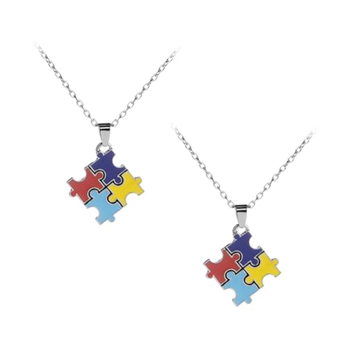 JOINPAYA Collar de Concienciación Autismo 2 Piezas, Collares...