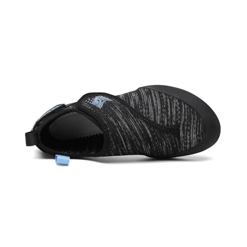 SoleEase Climbing Shoes for Men Women(904Black,38)