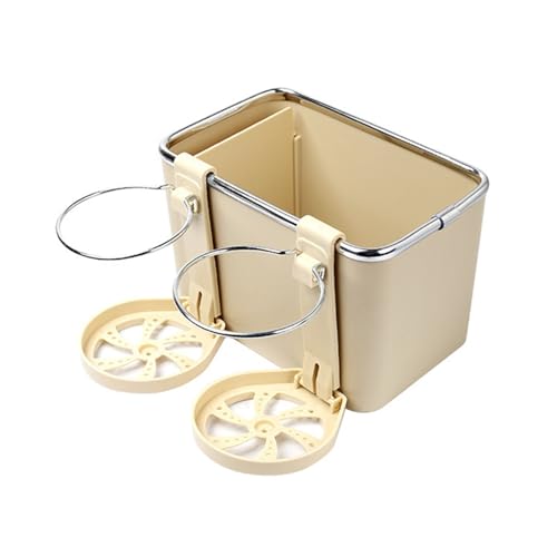 Console de voiture encombrée ? Découvrez notre rangement réglable beige