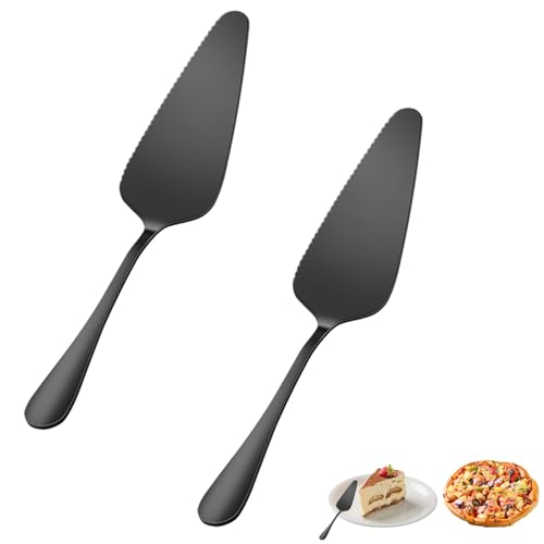 2 Stück Tortenheber Edelstahl,Vielseitige Kuchenheber & Tortenheber mit Messer als Tortenmesser für Pizza,Kuchen und...