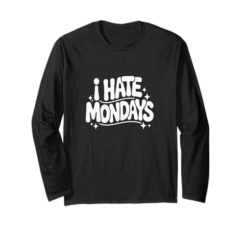 I Hate Mondays Funny Retro Groovy 70s �^�C�|�O���t�B ����T�V���c