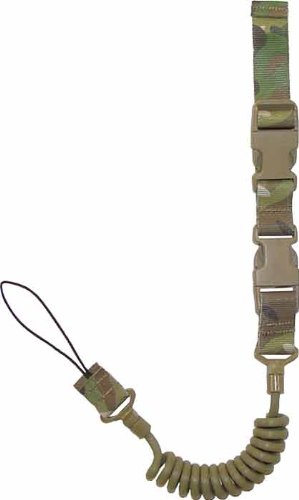 Fire Force Tactical Retention Pistol Lanyard Made in USA (Multi Cam)