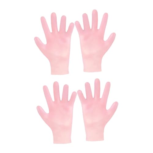 SOESFOUFU 2 Pairs Cotton Moisturizing Gloves Dry Skin Care Exfoliating Whitening Comfortable Hand Treatment Gloves