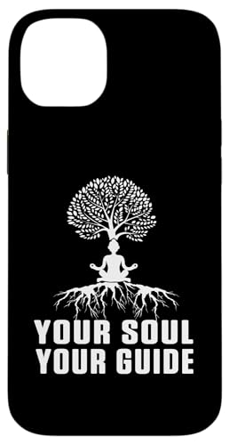 Deine Seele Travel Guide Meditation Yoga Zen Buddha Gift Case for iPhone 14 Plus