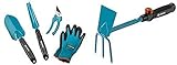 Produkt 1: Hochwertige Qualität: Die robusten GARDENA combisystem-Kleingeräte sind korrosionsgeschützt und besonders widerstandsfähig, elastische und atmungsaktive Gartenhandschuhe ergänzen das vielseitige Set