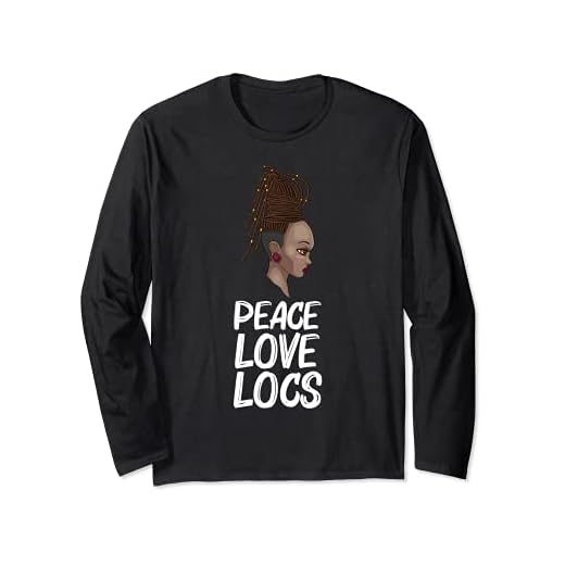 Cool Locs Gift For Women Loc'd Dreadlocks Dreads Hairstyle Long Sleeve T-Shirt