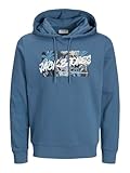 Modell: JACK & JONES Male Kapuzenpullover Logo Kapuzenpullover
