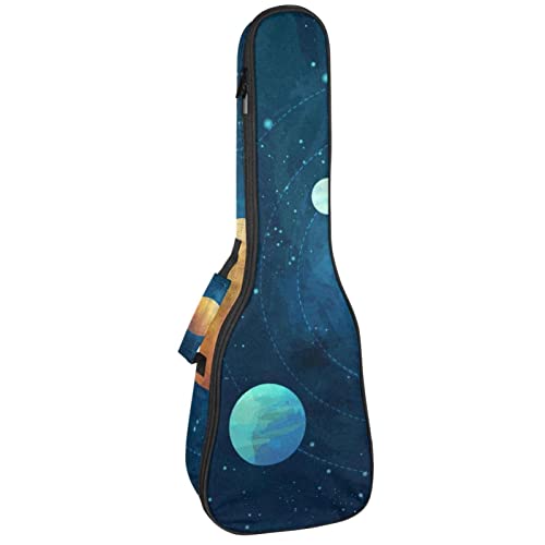 Sac ukulélé ténor rembourré imperméable et sac à dos guitare concert