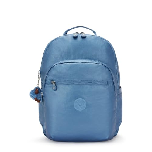 Mochila para laptop Kipling Seoul Extra Grande Metálico 43.2 cm