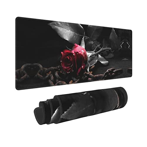Tapis de souris gothique imperméable pour éviter les glissements de clavier