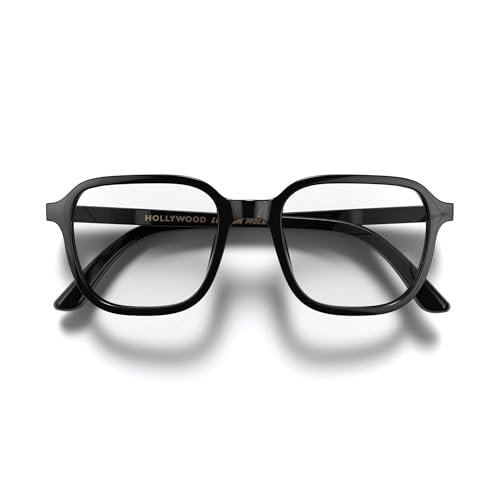 Image of LONDON MOLE Hollywood thin lightweight reading glasses | Sleek square frame | Contemporary minimal style | Men and women