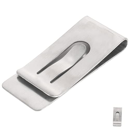 PartyKindom Titanium Money Clip Wallet for Credit Cards Cash Portable Durable Money Fixing Clip for Men Women Minimalist Design for Everyday Use
