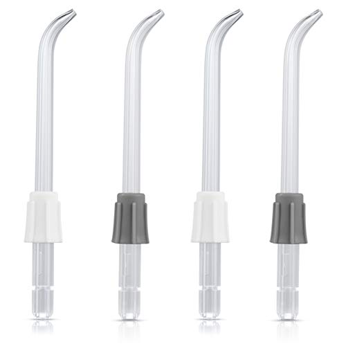 Replacement Standard Nozzles for X-WAVES Water Flossers (TI0010A, TI0120), 4-Pack