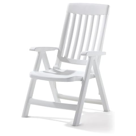 KETTLER Sieger Resin Folding Chair White Cover