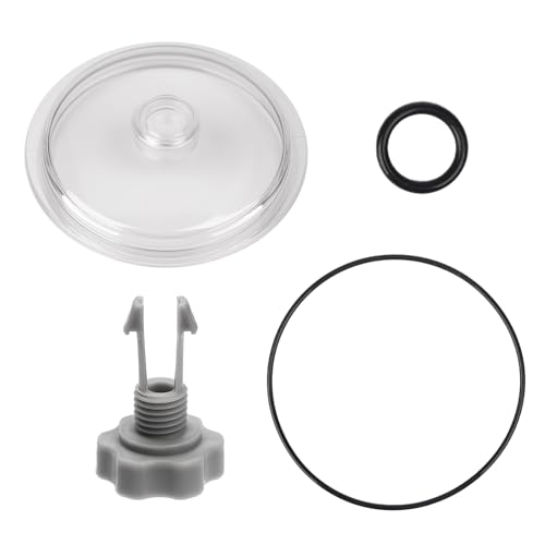 Sand Filter Pump Replacement Parts SF15110 Pool Leaf Trap Cover Lid Valve&O-Ring Fits Intex 12 Inch Sand Filter Pumps Replacement for Intex SF15110 11823 SF80110-2 SF80110-1 ECO15110-2 Models