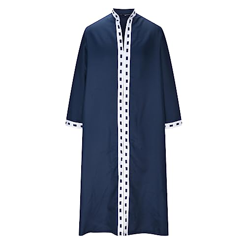 Men's Cassock Robe Church Robe Choir Minister Clergy Pulpit Liturgical Robes Medieval Cosplay Cardigan Coats