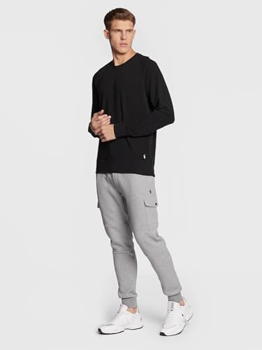 POLO RALPH LAUREN Mens Double Knit Cargo Jogger Pants (DarkVintage HTR,2XL)2