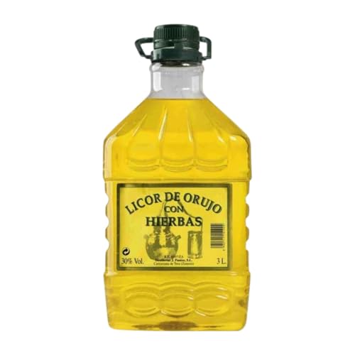 Licor de hierbas Panizo Orujo PET Garrafa 3 L