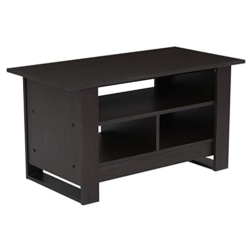 Image of Nilkamal Barcelona Engineered Wood Center Table | Coffee Table with 3 Shelves (Finish: New Wenge)
