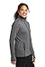 SPORT-TEK Women's Sport-Wick Stretch Contrast Full Zip Jacket, Charcoal Grey Heather/True Navy, M