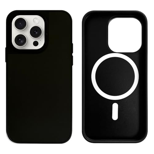 Étui Miroir de Luxe iPhone 14 Pro Coque Rigide Noire Haute Finition
