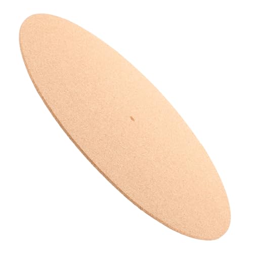 ERINGOGO Cork Turntable Mat Professional Slipmat for Record Players Vibration Reducing Design Fits Turntables Smooth Sound Damping Replacement for Vinyl Records