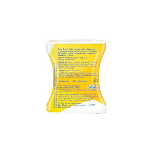 Sugar Free Gold - 300 Pellets